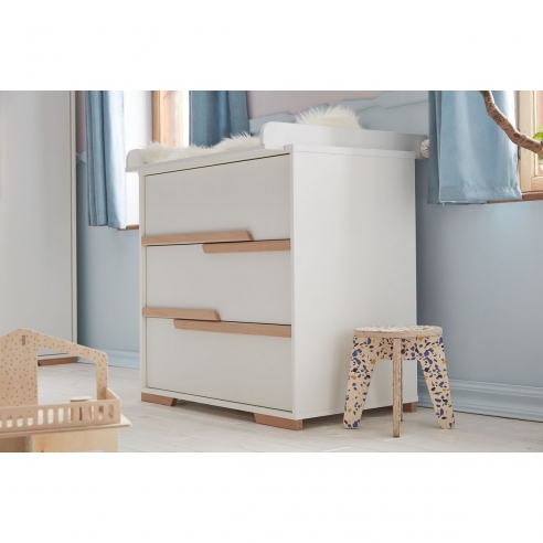 Pinio Komoda Snap 3-szufladowa Biała