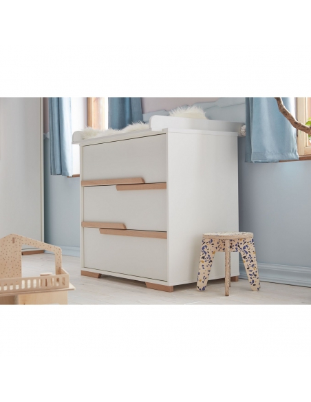 Pinio Komoda Snap 3-szufladowa Biała