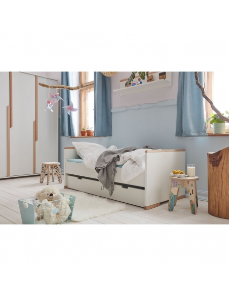 Pinio Łóżko Snap 200x90 Białe