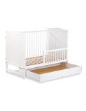 Klupś Łóżeczko 120/60 FELIX z Szufladą i Barierką Ochronną