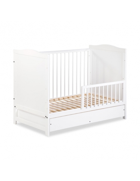 Klupś Łóżeczko 120/60 FELIX z Szufladą i Barierką Ochronną