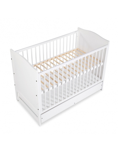 Klupś Łóżeczko 120/60 FELIX z Szufladą i Barierką Ochronną