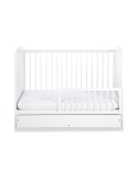 Klupś Łóżeczko 120/60 FELIX z Szufladą i Barierką Ochronną