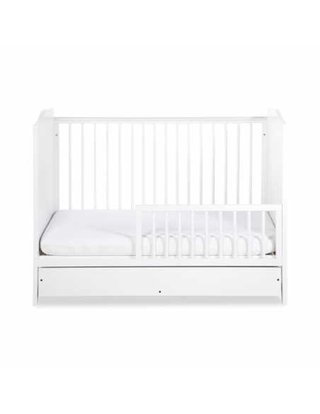 Klupś Łóżeczko 120/60 FELIX z Szufladą i Barierką Ochronną