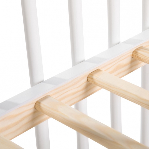 Klupś Łóżeczko 120/60 FELIX z Szufladą i Barierką Ochronną