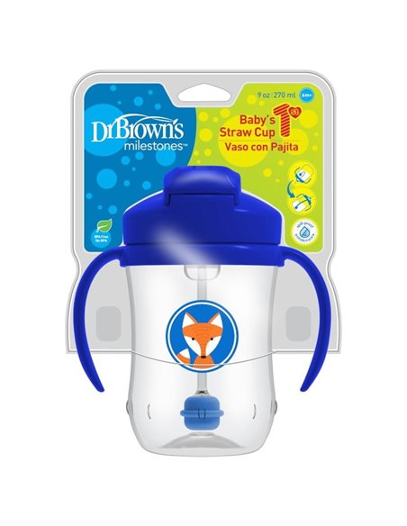 Dr.Brown's Kubek "Pierwsza Słomka" 270ml.