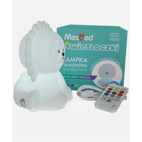 MesMed MM033 Lewcio Leoś Lampka Sylikonowa