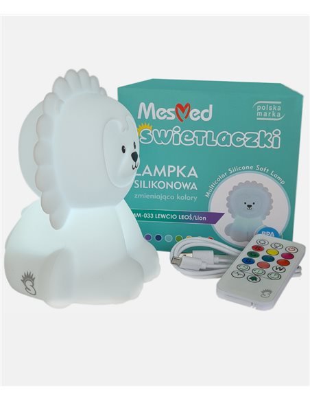 MesMed MM033 Lewcio Leoś Lampka Sylikonowa