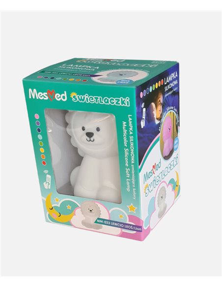 MesMed MM033 Lewcio Leoś Lampka Sylikonowa