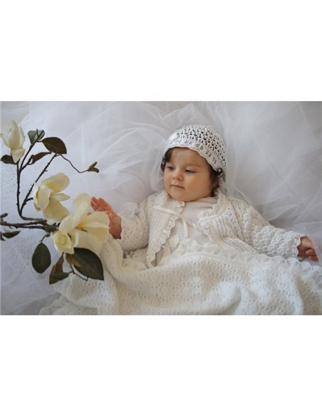 Eko Kids Kocyk Ażurowy z podszyciem Bawełnianym