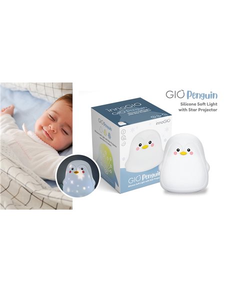 InnoGIO Sylikonowa Lampka GIO Penguin