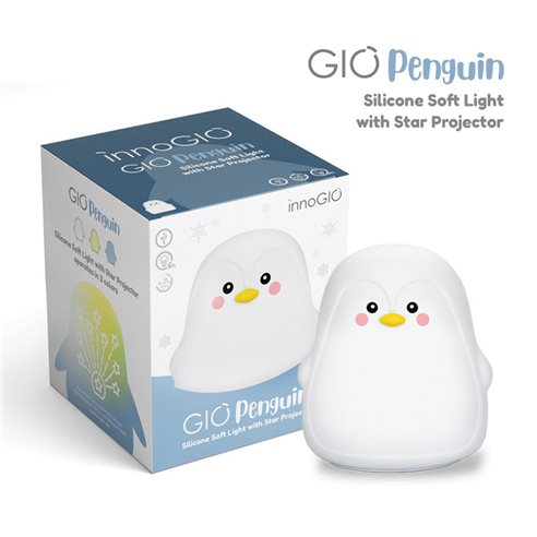InnoGIO Sylikonowa Lampka GIO Penguin