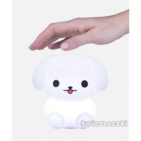 MasMed Świetlaczek Piesełek Lampka Sylikonowa MM-027