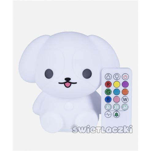 MasMed Świetlaczek Piesełek Lampka Sylikonowa MM-027