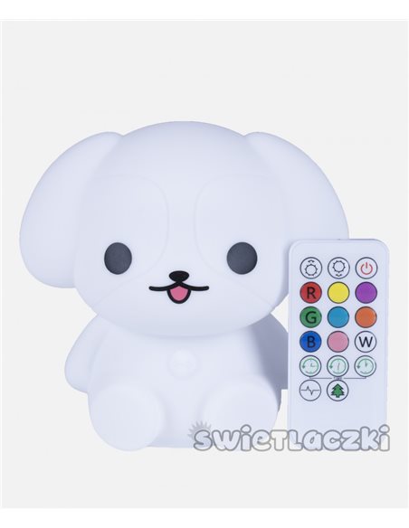 MasMed Świetlaczek Piesełek Lampka Sylikonowa MM-027