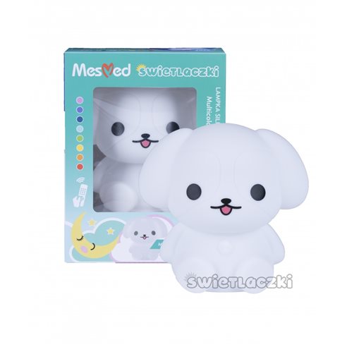 MasMed Świetlaczek Piesełek Lampka Sylikonowa MM-027