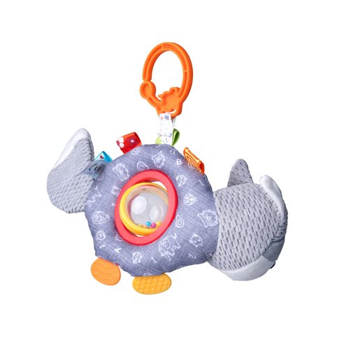 BaliBazoo Zawieszka Szary Lis Grzechotką