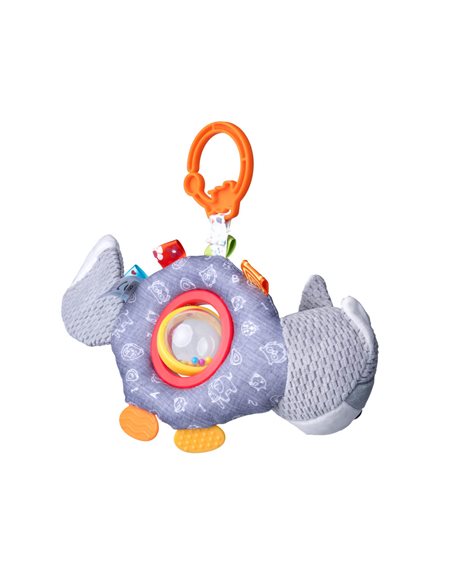 BaliBazoo Zawieszka Szary Lis Grzechotką