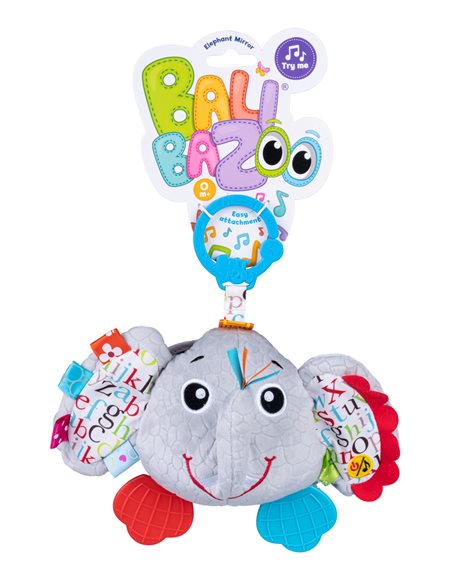 BaliBazoo Zawieszka Muzyczny Słoń z Lusterkiem