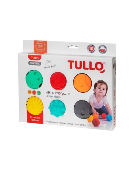 Tullo Zestaw Piłek Sensorycznych 6szt.