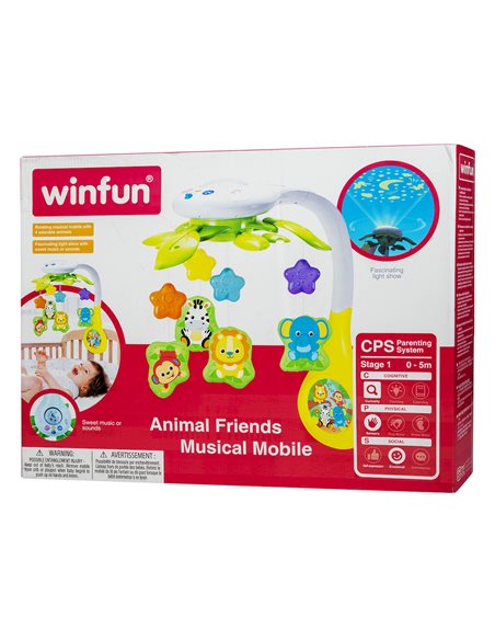 Winfun Muzyczna Karuzela  z Projektorem ZOO
