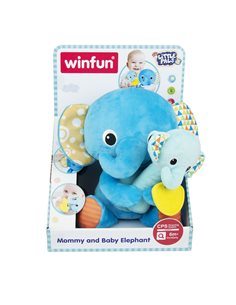 Winfun Przytulanka Słonik Mama i Ja