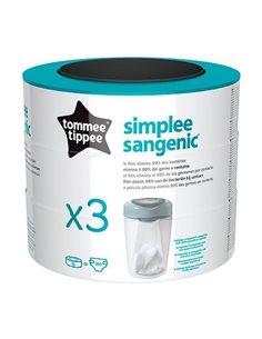 Tommee Tippee Wkłady do Kosza  Sangenic Simplee 3pak