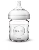 Avent natural Szklana Butelka Antykolkowa 120ml 0m+