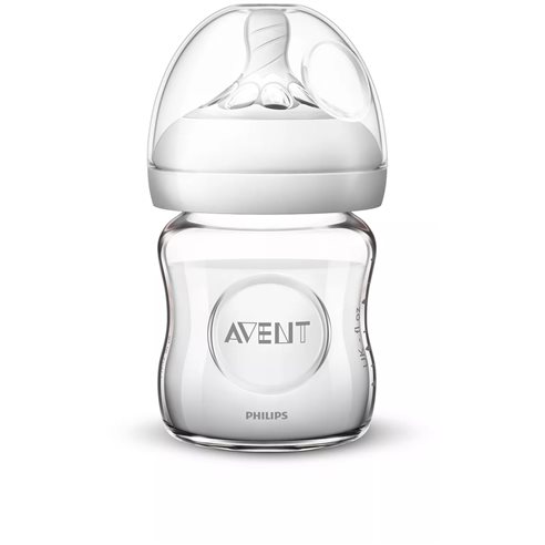 Avent natural Szklana Butelka Antykolkowa 120ml 0m+