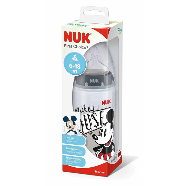 NUK First Choice+ Butelka Do Karmienia Disney Baby 300ml 6-18m