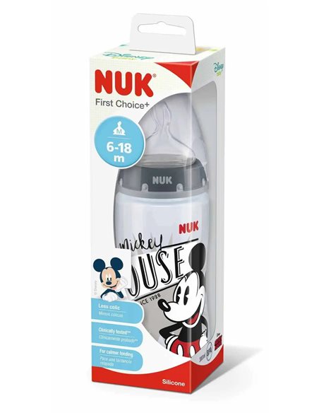 NUK First Choice+ Butelka Do Karmienia Disney Baby 300ml 6-18m