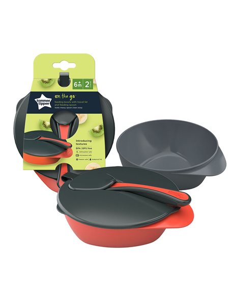 Tommee Tippee Miseczka z Pokrywką i Łyżeczką