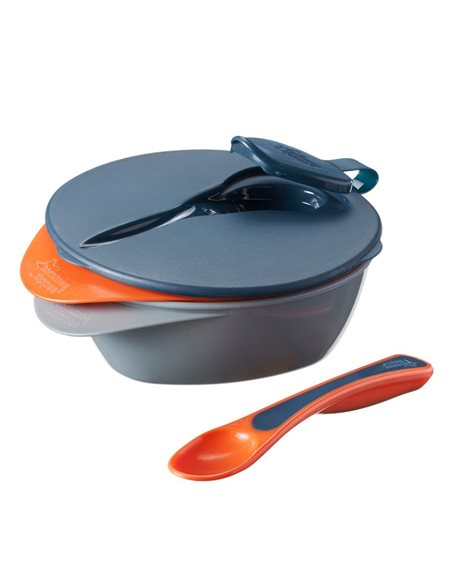Tommee Tippee Miseczka z Pokrywką i Łyżeczką