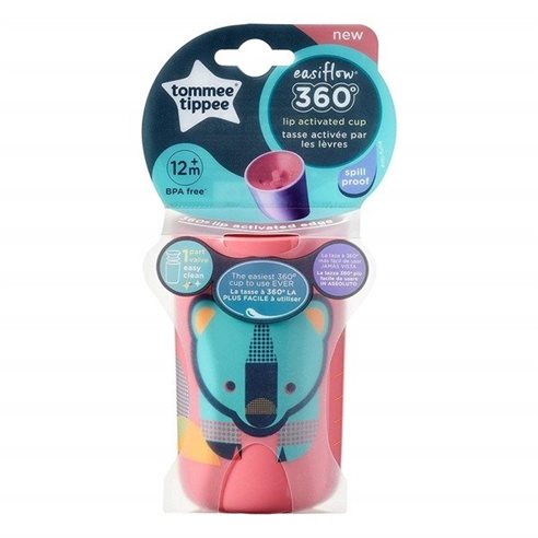 TOMMEE TIPPEE Kubek Niekapek EasiFlow 360° 250 ml 12m+