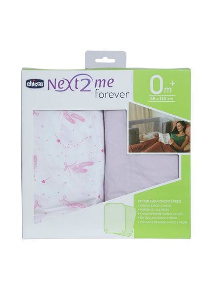 Chicco Next 2 Me Forever Prześcieradło z Gumką 2 szt