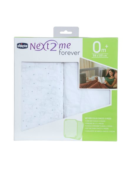 Chicco Next 2 Me Forever Prześcieradło z Gumką 2 szt