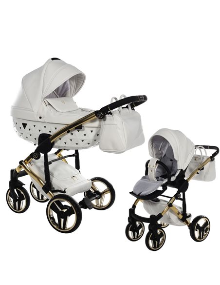 Junama EXCLUSIVE  Wózek Głęboko-Spacerowy 2w1