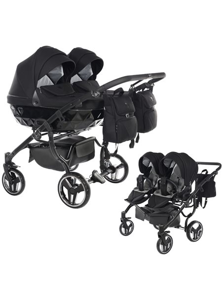 Junama Diamond BASIC DUO CLASSIC Wózek Bliźniaczy 2w1