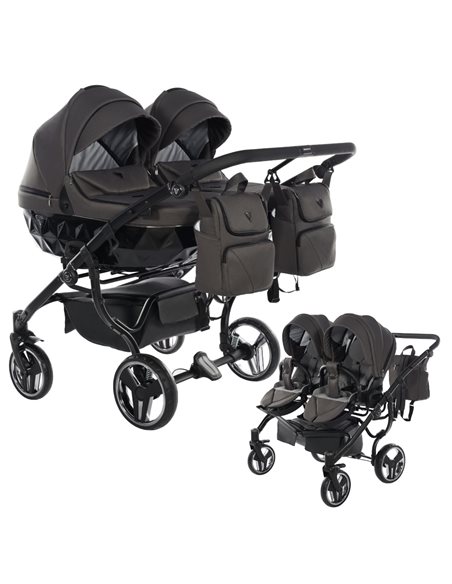 Junama Diamond BASIC DUO CLASSIC Wózek Bliźniaczy 2w1
