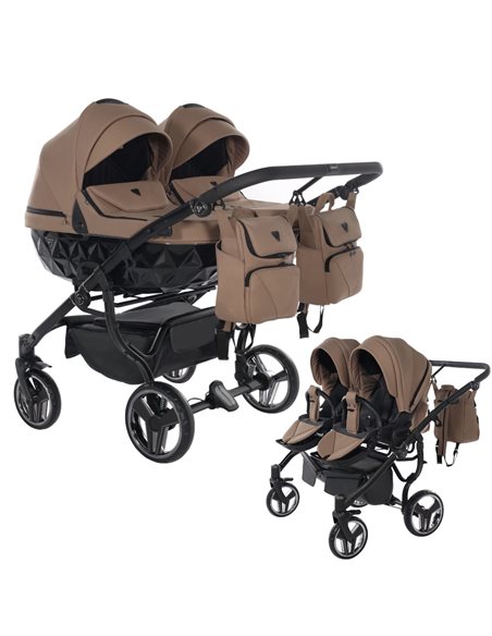 Junama Diamond BASIC DUO CLASSIC Wózek Bliźniaczy 2w1