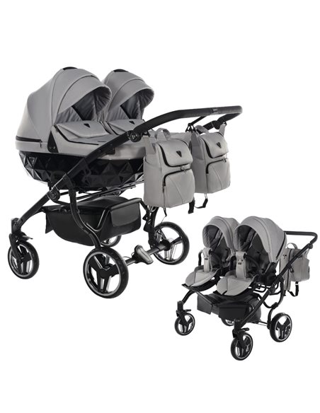 Junama Diamond BASIC DUO CLASSIC Wózek Bliźniaczy 2w1