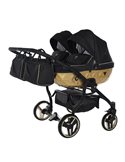Junama MIRROR SATIN DUO CLASSIC Wózek Bliźniaczy 2w1