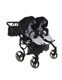 Junama MIRROR SATIN DUO CLASSIC Wózek Bliźniaczy 2w1