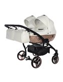 Junama MIRROR SATIN DUO CLASSIC Wózek Bliźniaczy 2w1