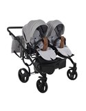 Junama SPACE DUO CLASSIC Wózek Bliźniaczy 2w1