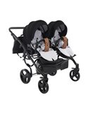 Junama SPACE DUO CLASSIC Wózek Bliźniaczy 2w1