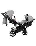 Junama SPACE DUO SLIM Wózek Bliźniaczy 2w1