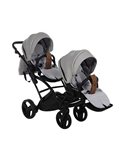 Junama SPACE DUO SLIM Wózek Bliźniaczy 2w1