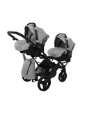 Junama SPACE DUO SLIM Wózek Bliźniaczy 2w1