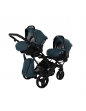 Junama SPACE DUO SLIM Wózek Bliźniaczy 2w1
